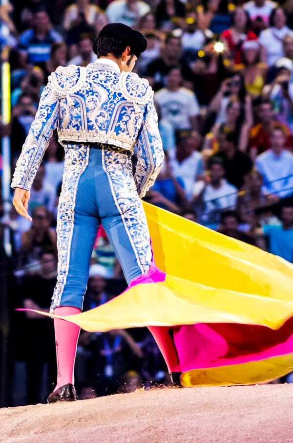 Bullfighter in a bullfight. Spain Bullfighter in a bullfight. Spain