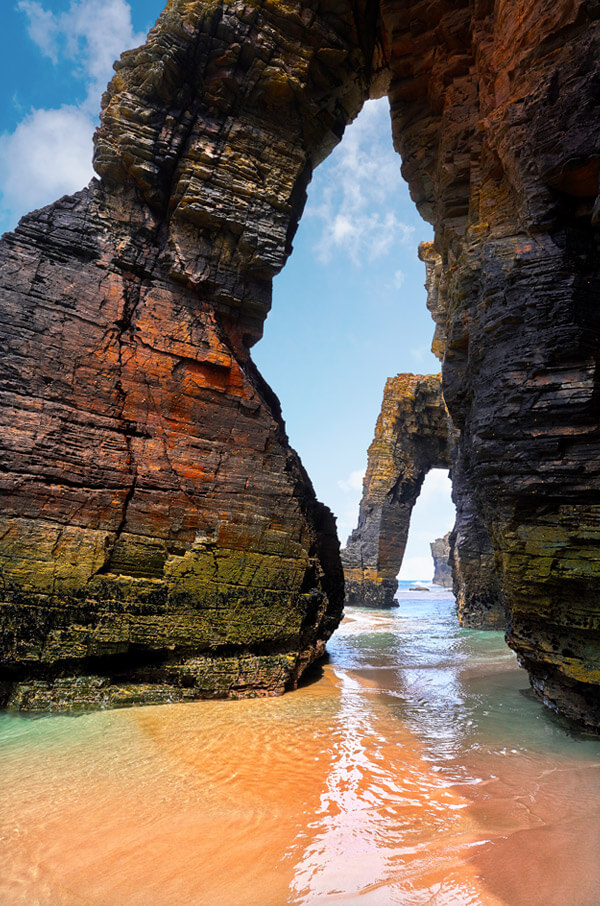 Las Catedrales beach, Galicia. Spain